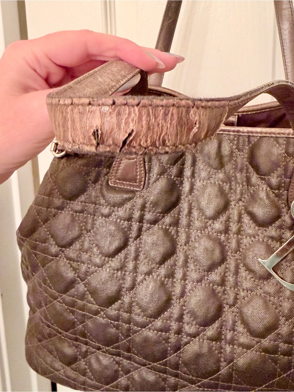 Christian Dior Cannage Panarea Bag - Picture 10 of 16